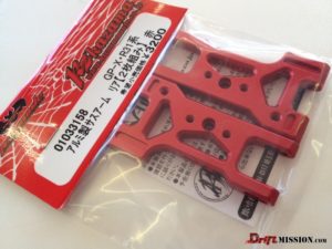 Kazama Red Alloy Suspension Arms for RC Drift (1)