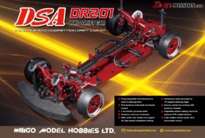 Waigo Hobby DSA DR201 RWD RC Drift Chassis - DriftMission