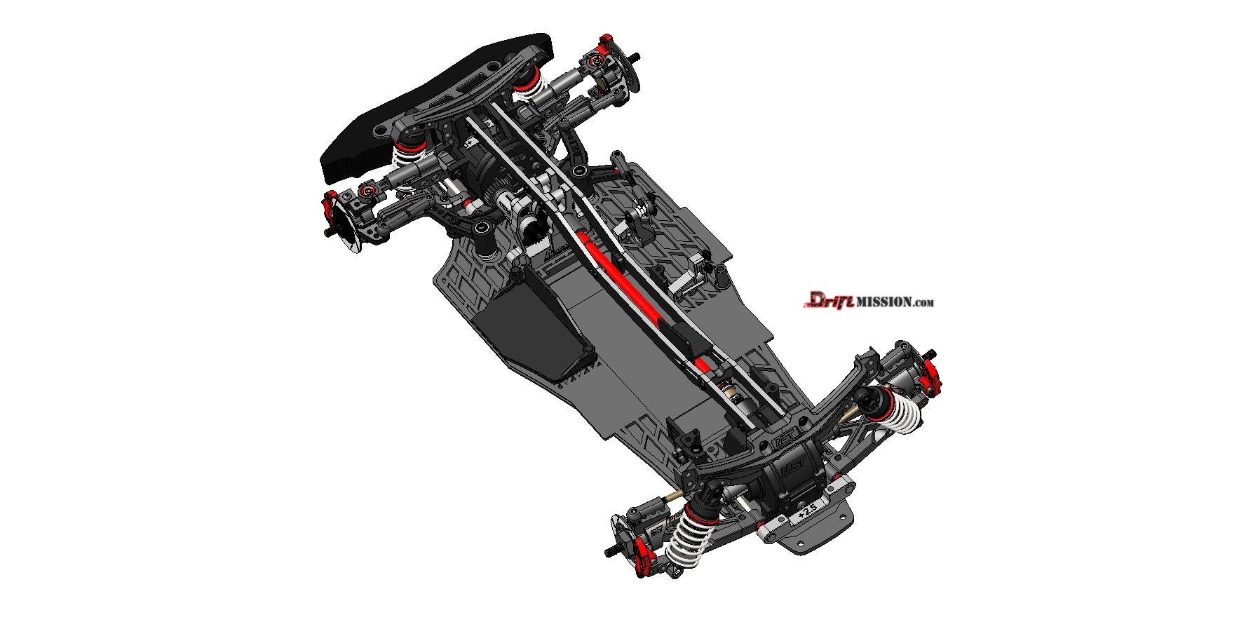 rwd rc drift chassis