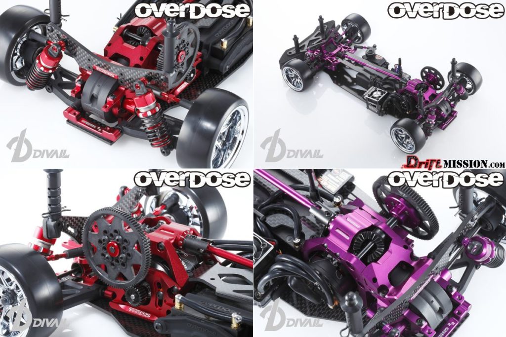 Overdose DIVALL RC Drift Chassis Kit